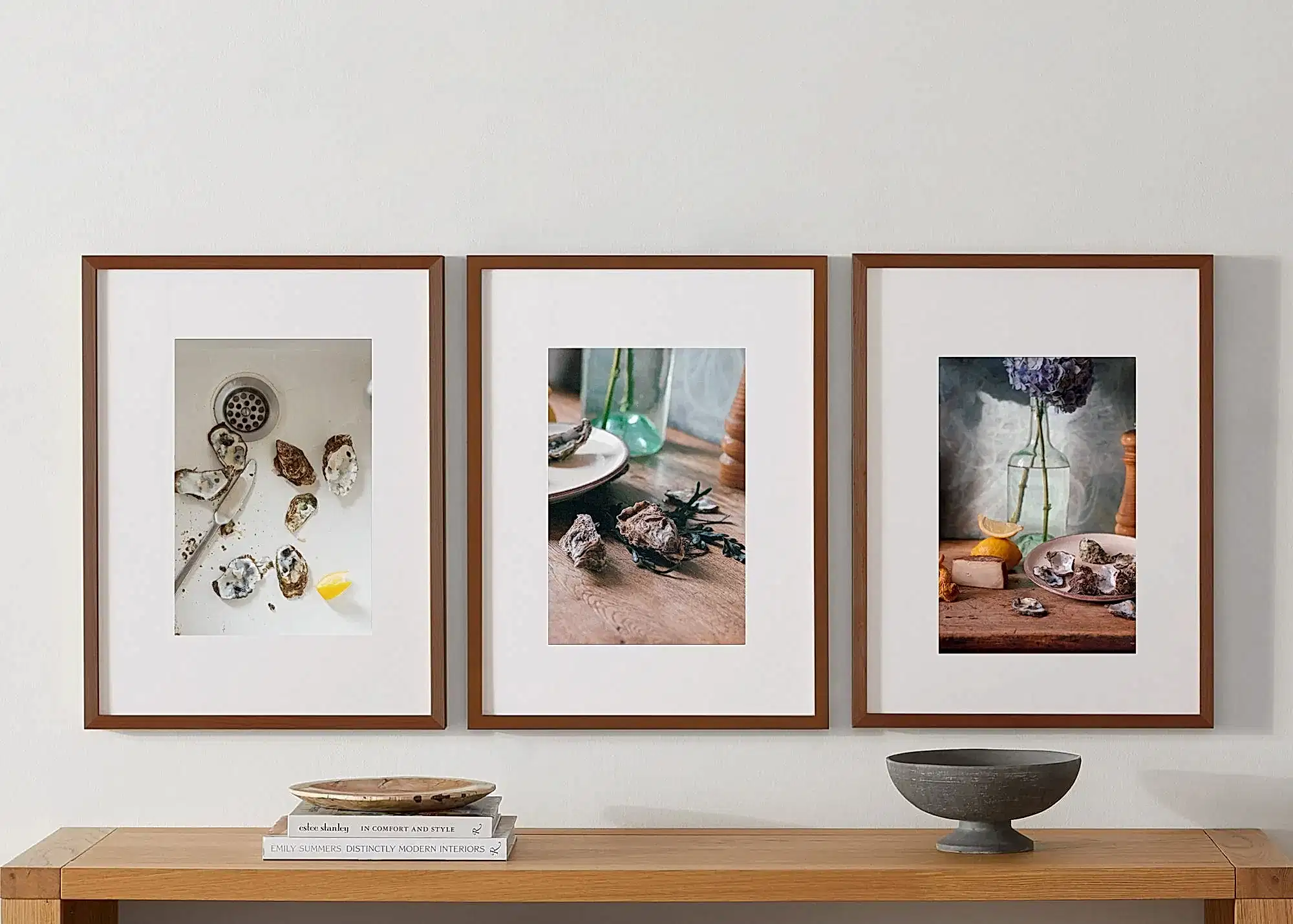 Oysters - Triptych