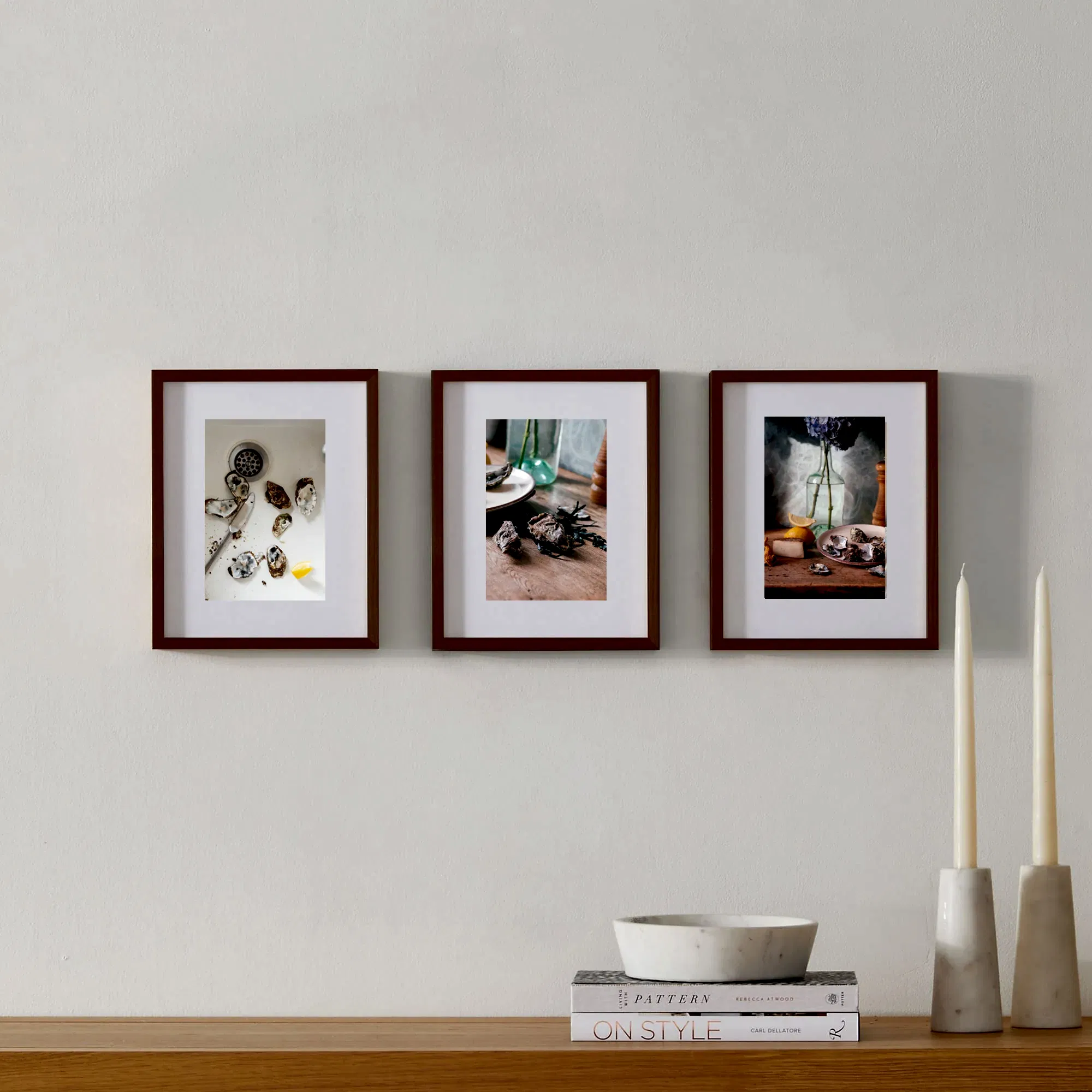 Oysters - Triptych
